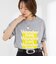 Wander lustウォッシャブルワイドシルエットプリントTシャツ