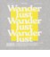 Wander lustウォッシャブルワイドシルエットプリントTシャツ