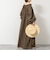【WALANCE/ワランス】natural dye linen balloon sleeve dress