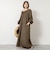 【WALANCE/ワランス】natural dye linen balloon sleeve dress