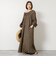 【WALANCE/ワランス】natural dye linen balloon sleeve dress