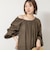 【WALANCE/ワランス】natural dye linen balloon sleeve dress