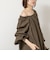 【WALANCE/ワランス】natural dye linen balloon sleeve dress