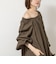 【WALANCE/ワランス】natural dye linen balloon sleeve dress