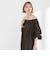 【WALANCE/ワランス】natural dye linen balloon sleeve dress