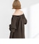 【WALANCE/ワランス】natural dye linen balloon sleeve dress