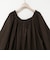 【WALANCE/ワランス】natural dye linen balloon sleeve dress