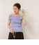 【MAQWEL/マクウェル】ウォッシャブルリブニット