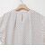 【WEB限定】ウォッシャブルサッカードット袖ギャザーブラウス