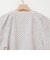 【WEB限定】サッカードット5分袖タックブラウス