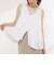 【MARILYN MOON/マリリーンムーン】sheer check 2way gathered blouse