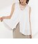 【MARILYN MOON/マリリーンムーン】sheer check 2way gathered blouse