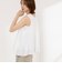 【MARILYN MOON/マリリーンムーン】sheer check 2way gathered blouse
