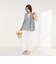 【MARILYN MOON/マリリーンムーン】sheer check 2way gathered blouse