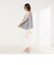 【MARILYN MOON/マリリーンムーン】sheer check 2way gathered blouse