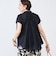 ウォッシャブルシアーリップルフレンチスリーブブラウス