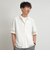 レースワンナップカラー 半袖ニットシャツ 26SS