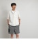 レースワンナップカラー 半袖ニットシャツ 26SS