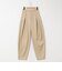 ウォッシャブルタックバレルチノパンツ