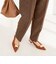 ウォッシャブルドットツッキリテーパードパンツ