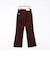 《5サイズ展開》【RM denim】ウォッシャブルセンタープレス裾デザインコーデュロイパンツ