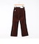 《5サイズ展開》【RM denim】ウォッシャブルセンタープレス裾デザインコーデュロイパンツ