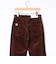 《5サイズ展開》【RM denim】ウォッシャブルセンタープレス裾デザインコーデュロイパンツ