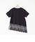 ウォッシャブル裾レースイレヘムＴシャツ