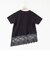 ウォッシャブル裾レースイレヘムＴシャツ