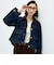 【RM denim】コーデュロイ襟2WAYフレアショート丈Gジャン