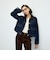 【RM denim】コーデュロイ襟2WAYフレアショート丈Gジャン