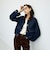 【RM denim】コーデュロイ襟2WAYフレアショート丈Gジャン