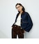 【RM denim】コーデュロイ襟2WAYフレアショート丈Gジャン