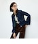 【RM denim】コーデュロイ襟2WAYフレアショート丈Gジャン