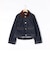 【RM denim】コーデュロイ襟2WAYフレアショート丈Gジャン