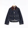 【RM denim】コーデュロイ襟2WAYフレアショート丈Gジャン