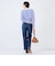 《5サイズ展開》【RM denim】センタープレス裾デザインデニム