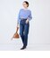 《5サイズ展開》【RM denim】センタープレス裾デザインデニム