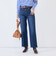 《5サイズ展開》【RM denim】センタープレス裾デザインデニム