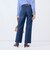 《5サイズ展開》【RM denim】センタープレス裾デザインデニム