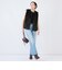 《5サイズ展開》【RM denim】センタープレス裾デザインデニム