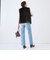《5サイズ展開》【RM denim】センタープレス裾デザインデニム