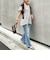 《5サイズ展開》【RM denim】センタープレス裾デザインデニム
