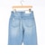 《5サイズ展開》【RM denim】センタープレス裾デザインデニム