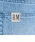 《5サイズ展開》【RM denim】センタープレス裾デザインデニム