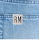 《5サイズ展開》【RM denim】センタープレス裾デザインデニム