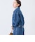 【RM denim】バックひねりデザインショート丈Gジャン