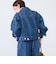 【RM denim】バックひねりデザインショート丈Gジャン