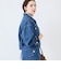 【RM denim】バックひねりデザインショート丈Gジャン