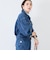 【RM denim】バックひねりデザインショート丈Gジャン